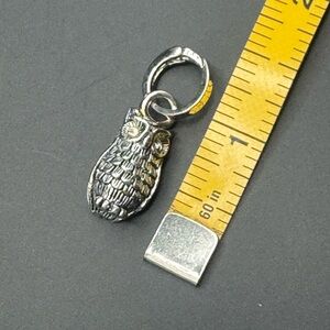 Silver Owl Charm